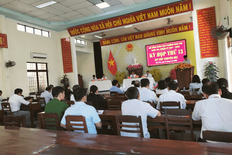 UBND phường Hoài Tân Khai mạc Kỳ họp thứ 13, HĐND phường Hoài Tân khóa XIII, nhiệm kỳ 2021 - 2026